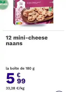 Picard Picard 12 mini-cheese naans offre