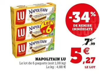 Super U Lu napolitain lu offre