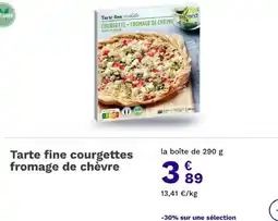 Picard Picard Tarte fine courgettes fromage de chèvre offre