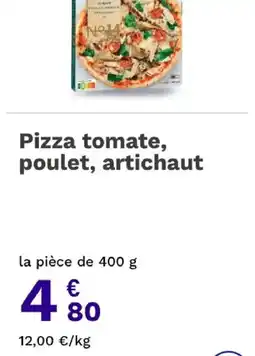 Picard Pizza tomate, poulet, artichaut offre