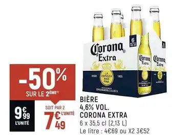 Petit Casino Corona extra bière 4,6% vol. offre