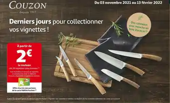 Auchan Le couteau offre