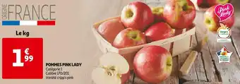 Auchan Pommes pink lady offre