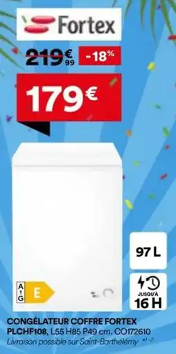 BUT Fortex Congélateur coffre offre