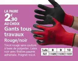 Provence Outillage Gants tous travaux offre