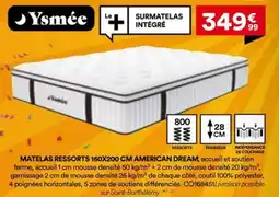 BUT YSMEE Matelas ressorts american dream offre