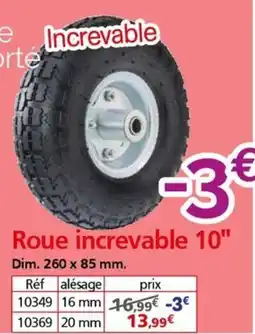 Provence Outillage Increvable Roue 10" offre
