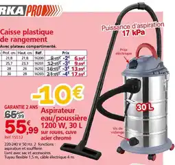 Provence Outillage Rka pro aspirateur eau/poussière offre