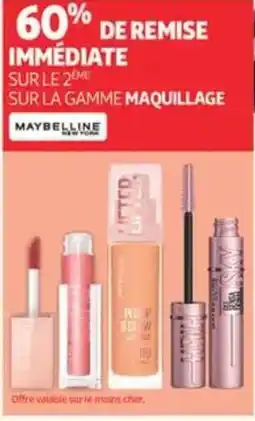 Auchan Supermarché Maybelline new york offre