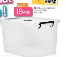 Kandy Boite en platisque offre
