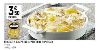 Verriere traiteur gratin dauphinois