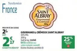 Auchan Supermarché SAINT ALBRAY GOURMAND & CRÉMEUX offre