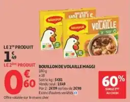 Auchan Supermarché Maggi Bouillon de Volaille offre