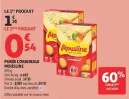 Auchan Supermarché Mousline Purée l'originale offre
