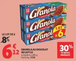 Auchan Supermarché LU Granola offre