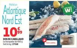 Auchan Supermarché DOS DE CABILLAUD offre