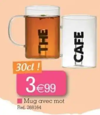 Mug avec mot