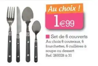 Set de 6 couverts