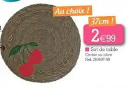 Kandy Set de table offre