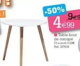 Kandy Table bout de canapé offre
