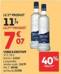 Auchan Supermarché ERISTOFF VODKA offre