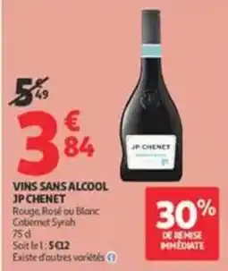 Auchan Supermarché JP CHENET VINS SANS ALCOOL offre