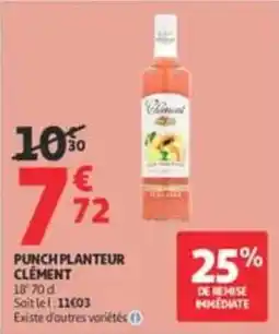 Auchan Supermarché Clément Punch Planteur offre
