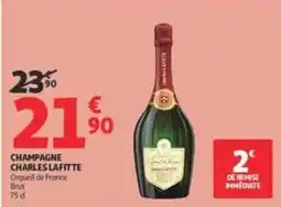 Auchan Supermarché CHARLES LAFITTE Champagne offre