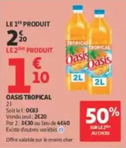 Auchan Supermarché Oasis Tropical offre