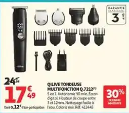 Auchan Supermarché QILIVE TONDEUSE MULTIFONCTION Q.7212 offre