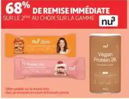 Auchan Supermarché nu3 Vegan Protein 3K offre