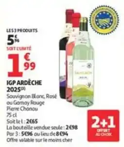 Auchan Supermarché Pierre Chanou offre