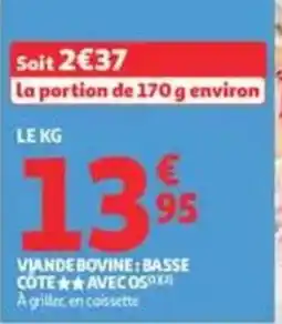 Auchan Supermarché VIANDE BOVINE offre