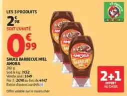 Auchan Supermarché AMORA Sauce barbecue miel offre