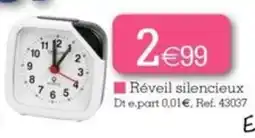 Kandy Réveil silencieux offre