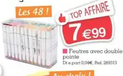 Kandy Feutres avec double pointe offre