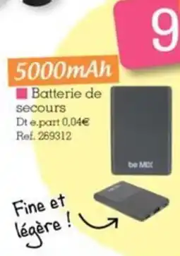 Kandy be MIX Batterie de secours offre