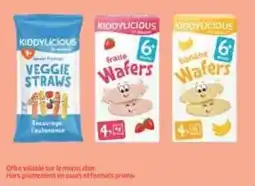 Auchan Supermarché KIDDYLIcious VEGGIE STRAWS offre