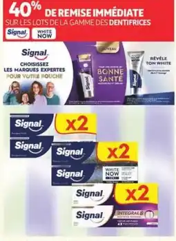 Auchan Supermarché Signal dentifrice offre