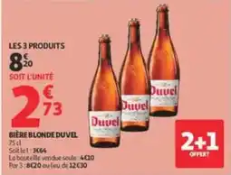 Auchan Supermarché Duvel Bière blonde offre