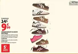 Auchan Supermarché INEXTENSO SNEAKER ENFANT OU ADULTE offre