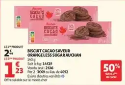 Auchan Supermarché Auchan Biscuits Cacao offre
