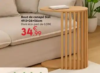 Slat Bout de canapé