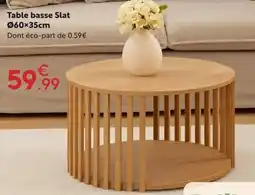 Maxi Bazar Table basse Slat offre