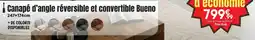 Maxi Bazar Bueno Canapé d'angle réversible et convertible offre