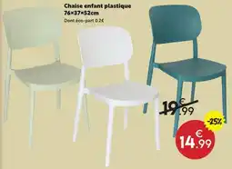 Maxi Bazar Chaise enfant plastique offre