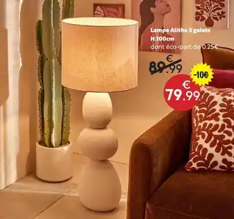 Lampe Alitha 3 galets