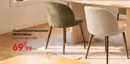 Maxi Bazar Chaise Céleste bouclette offre