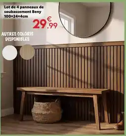 Maxi Bazar Beny panneaux de soubassement offre