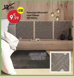 Maxi Bazar Eileen Panneau décoratif rayé offre
